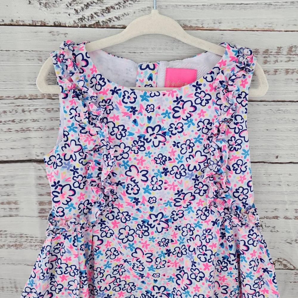 Lilly Pulitzer girl's Amia Ditsy floral dress - Picture 5 of 11